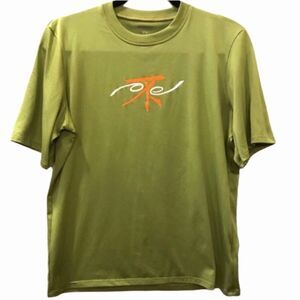 Patagonia Capilene Base Layer Hiking Outdoors Tee Shirt Green Sz S